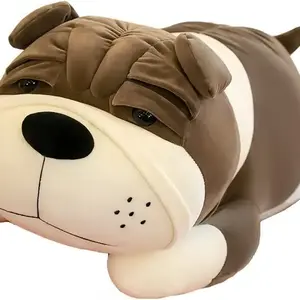 High Quality Lovely Plush Shar Pei Dog Toys Custom Stuffed Animals Big Head Dog Plushies