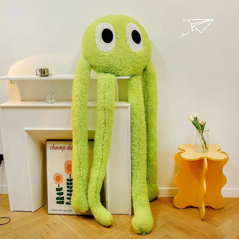 Hot Selling Funny Long Leg Octopus Plush Doll Cartoon Office Sofa Snap Pillow