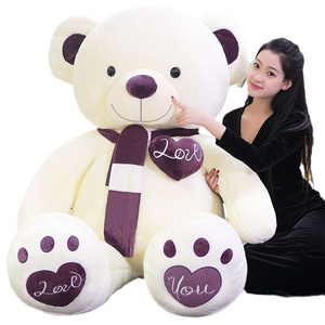 All Size Valentines Teddy Bear Plush Toy Giant Teddy Bear For Bedtime Stuffed Animal Toys Love Teddy