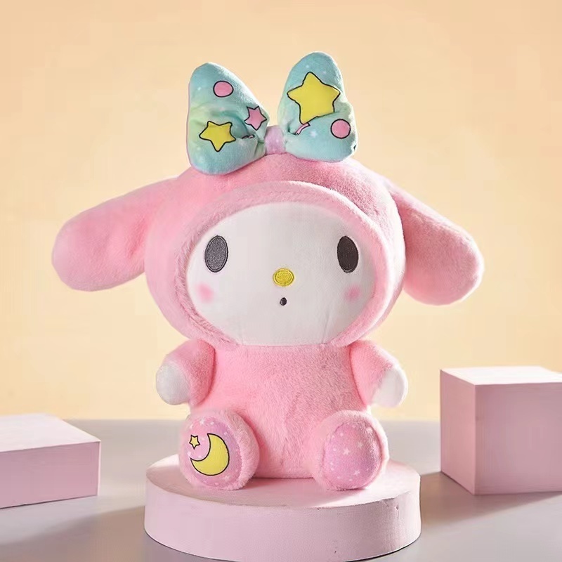 23Cm Cute Kawaii Cinnamoroll Dog Kuromi Plushies Sanrioed Plush Melody Plush Toy For Claw Machine