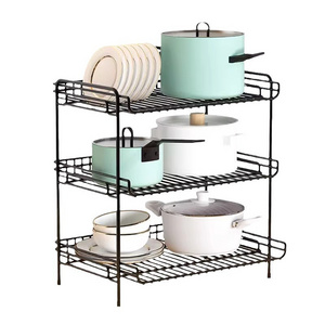 Pots and Pans Organizers for Cabinet Adjustable Pot Organizer Rack under Cabinet Kitchen Cabinet Storage Organizer