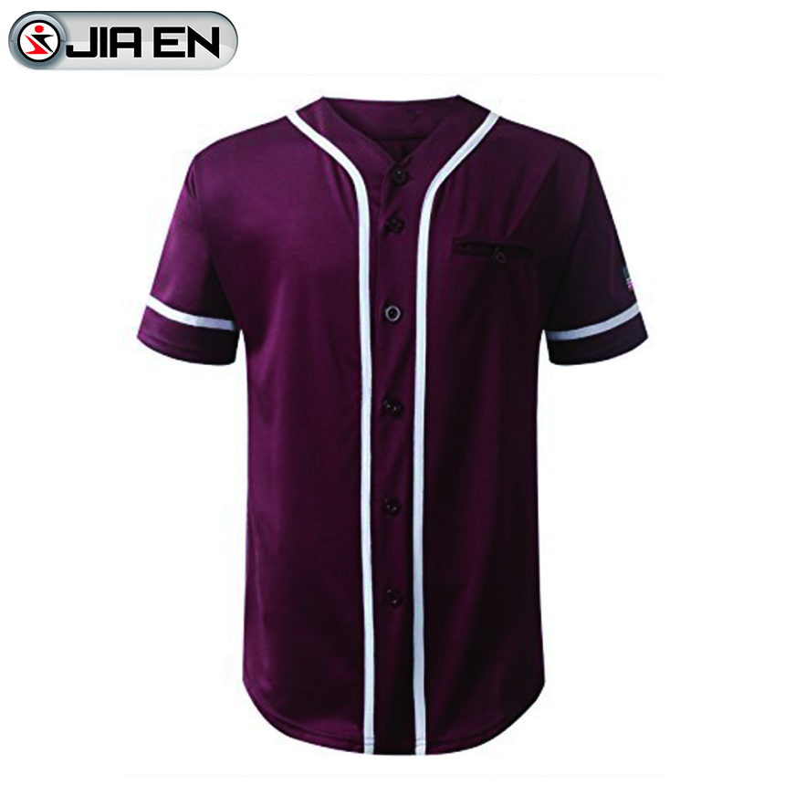 Design custom stylish baseball jersey wholesale sublimated button down baseball shirts