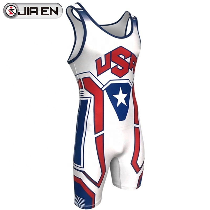 Wrestling singlets for youth wholesale China made state wrestling single