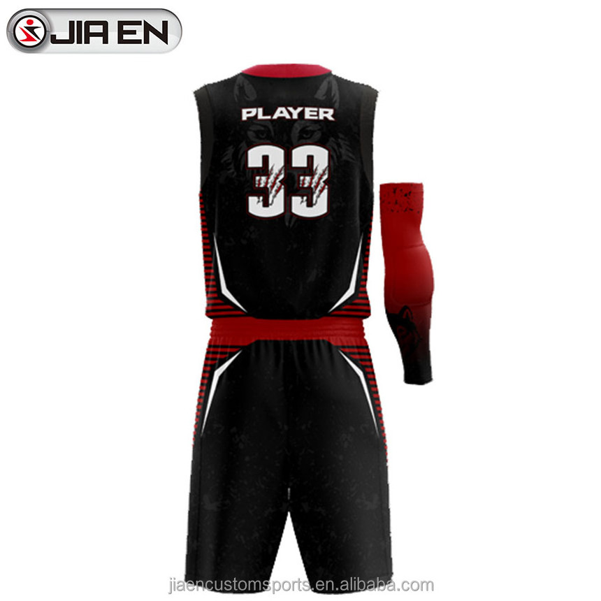 Wholesale blank college basketball uniform designs latest custom japan basketball jerseys