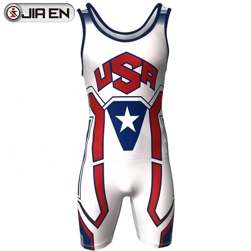 Wrestling singlets for youth wholesale China made state wrestling single