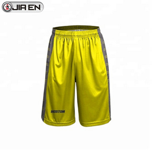 Design Old School Basketball Shorts Custom OEM Shiny Fabric Basketball Shorts