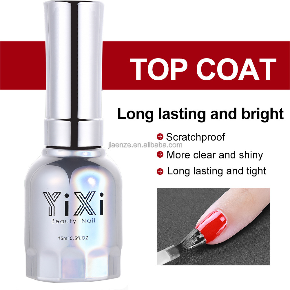 Fashion No Wipe Top Coat Nail Gel Polish All Match Soak Off UV LED Top Coats  Gel For Nail Extensions