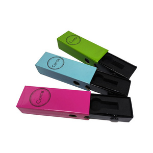 OEM/ODM factory price cartridge box with press and push button child resistant cartridge packaging