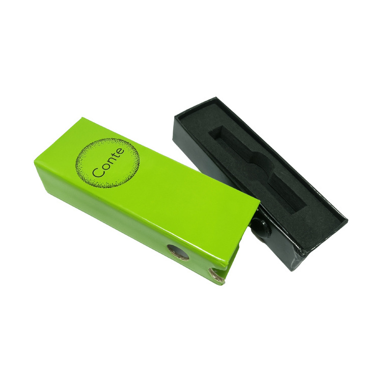 OEM/ODM factory price cartridge box with press and push button child resistant cartridge packaging