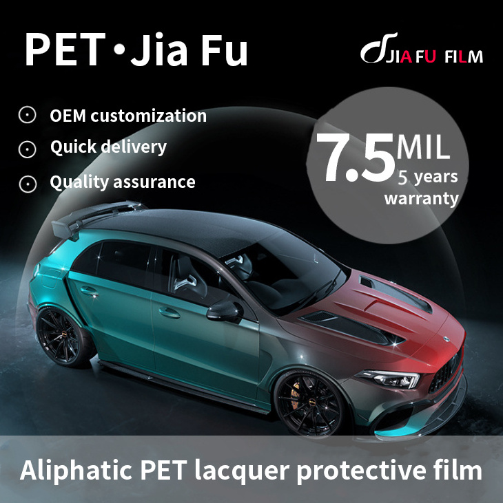 6D Carbon Fiber Series PET Gloss Car Vinyl Wrap Film Vehicle Color-Changing PVC PPF Tint Anti-Yellowing Paint Protection Film