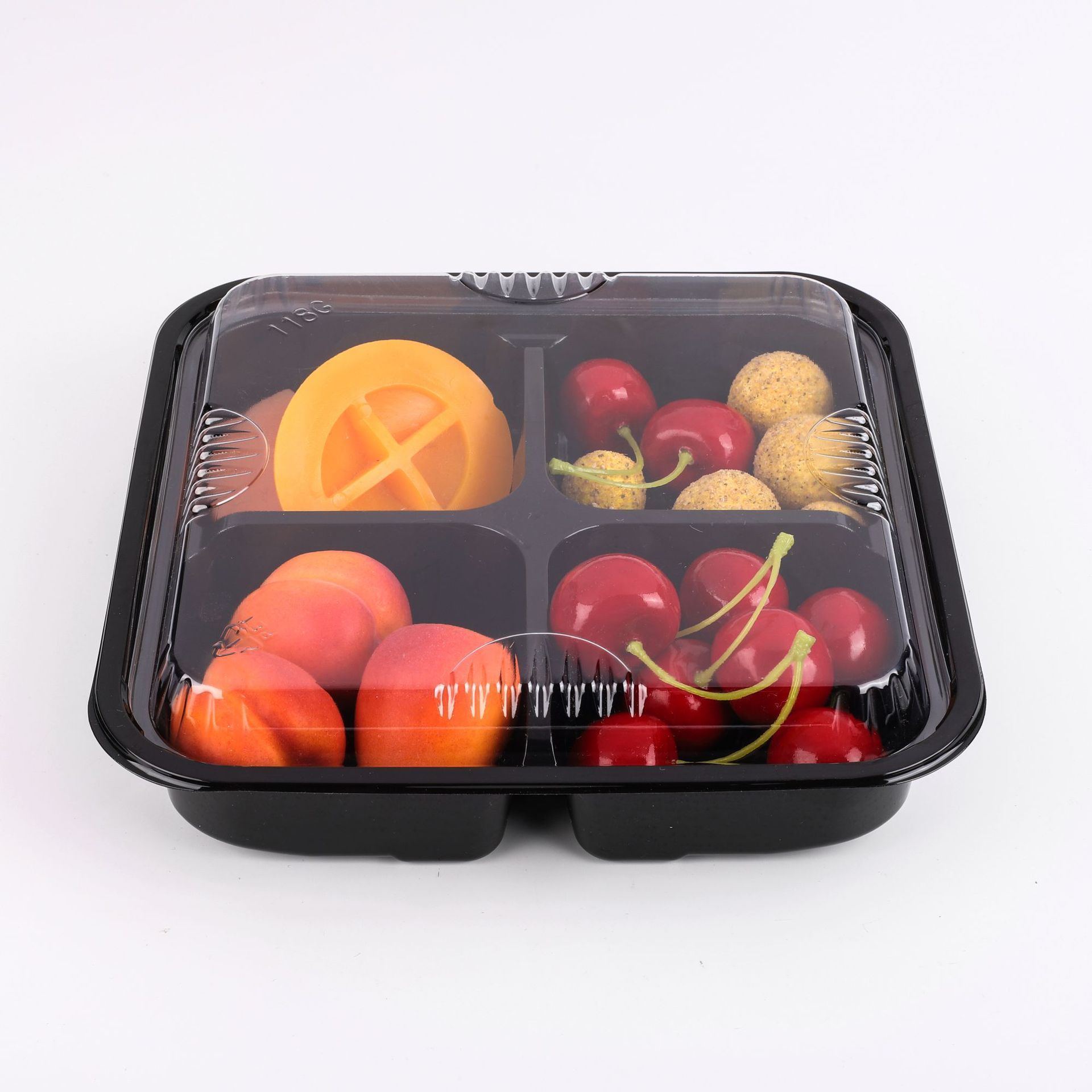 PET Fruit Punnet Packaging Strawberry Box Hot Sales Clear Blister Plastic Food Disposable Stamping Accept