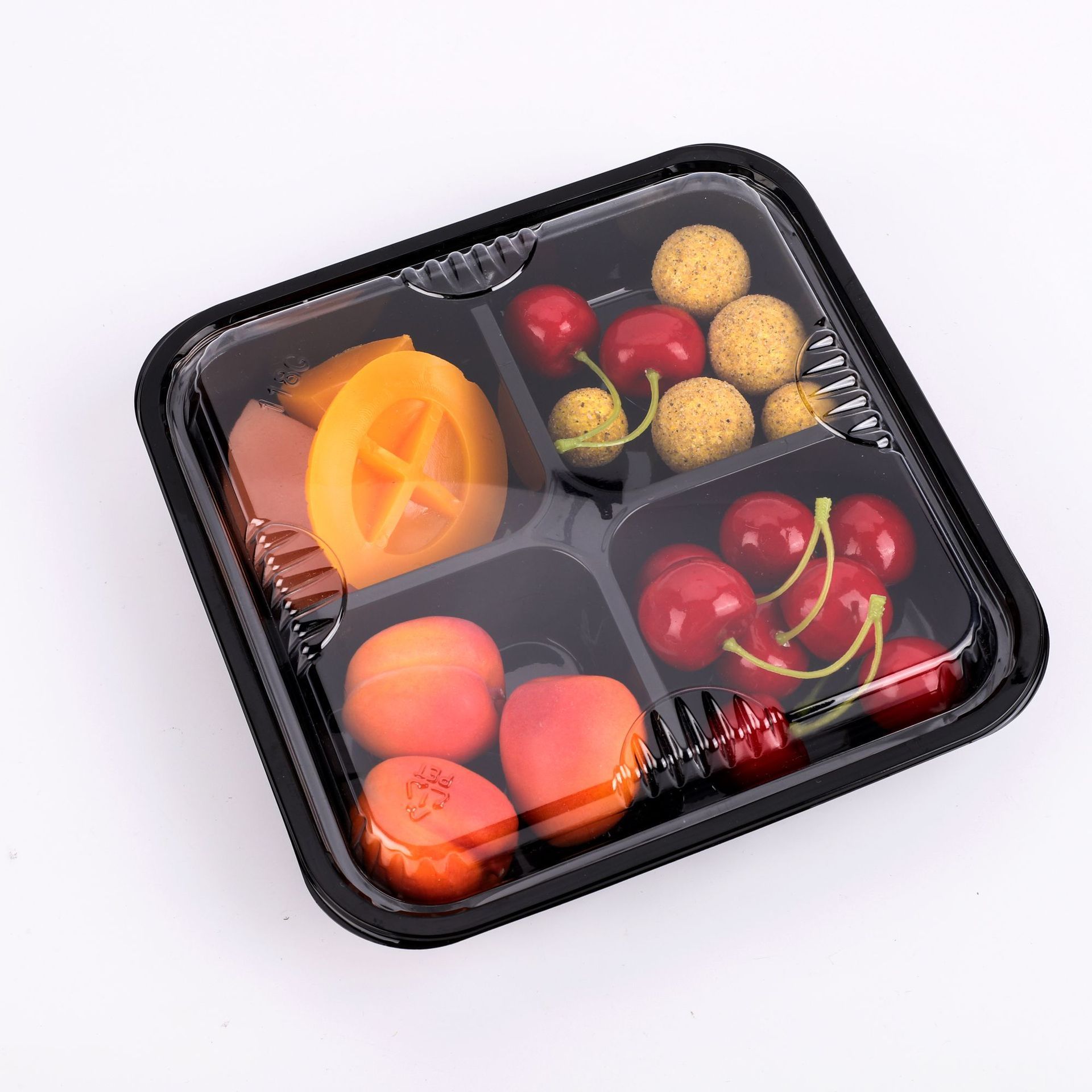 PET Fruit Punnet Packaging Strawberry Box Hot Sales Clear Blister Plastic Food Disposable Stamping Accept