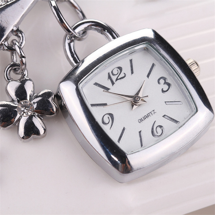 New Design Women's Stainless Steel Bracelet Watch Fashion LOVE Bangle Watch