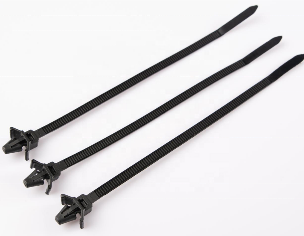 Factory Direct Wholesale Nylon 66 4*150mm  Push Mount Push Mount Cable Ties /Zip Ties