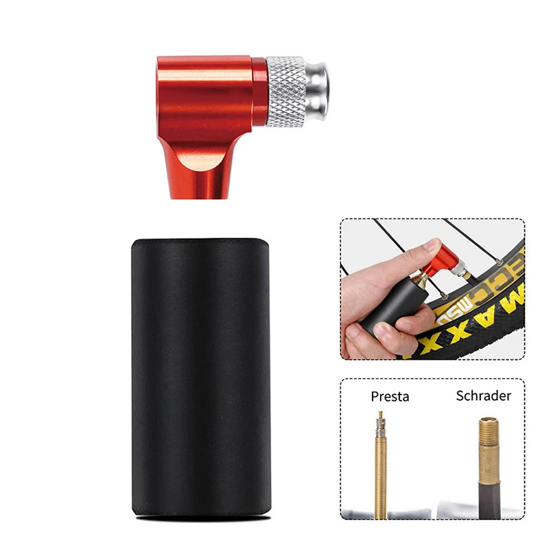 Mini Bike Pump Portable Mini Mountain Bike Bicycle Hand Air Pump Portable Tire Inflator Mini Bicycle Pump co2 Inflator