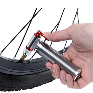 High Quality Aluminium CO2 Bicycle Pump Hot Sale Hand Tire Inflator with Threaded Schrader Valve