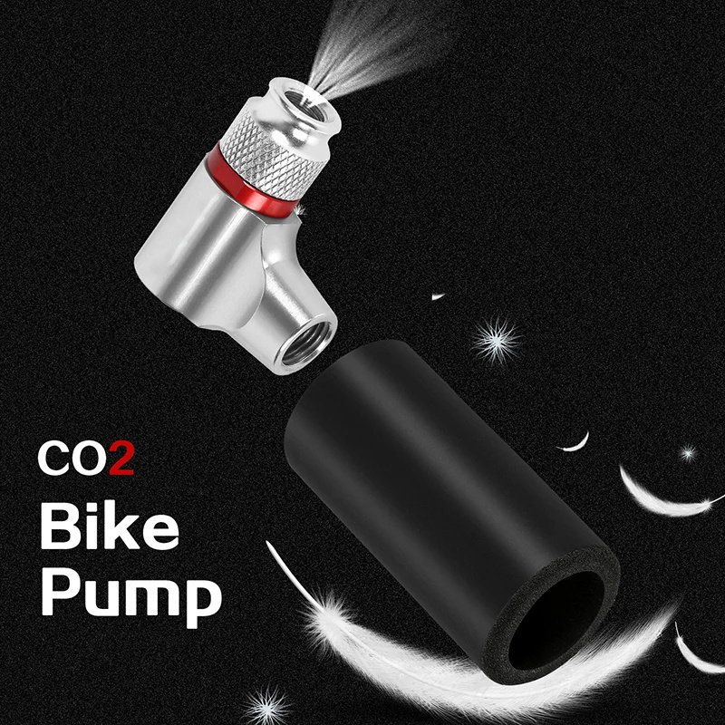 Portable Mini Bicycle Pump Air Compressor for Bike Tire Inflator Mini Bike Pump CO2 for Easy Use