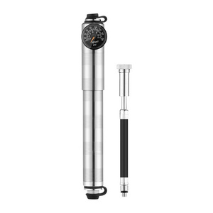 Gauges Mini Portable Aluminum Pressure Gauge Air Pump Bike Bicycle Air Pump Bicycle Bicycle Pump With Pressure Gauge