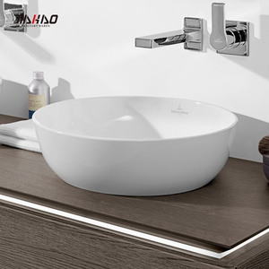 JIAHAO 1090 Factory direct bathroom art ceramic Table Top Ceramic Bathroom Sink Countertop Wash Art For sink counter top basin