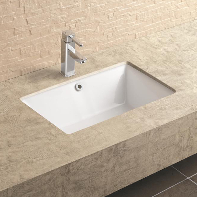 903A Good quality sanitary ware porcelain sink under counter corner hand wash basin