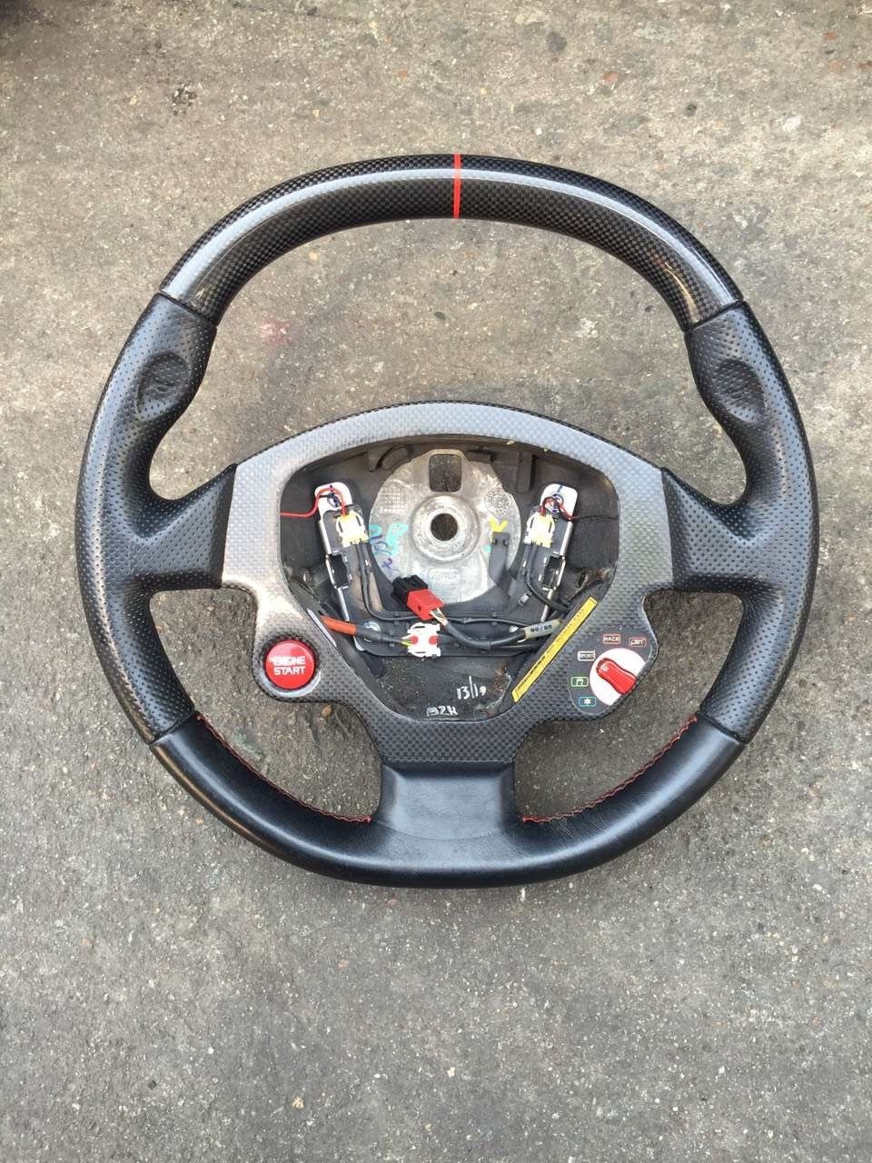 Genuine Steering wheel for Ferrari F430 Spider OEM 808982 693950 800536 803265