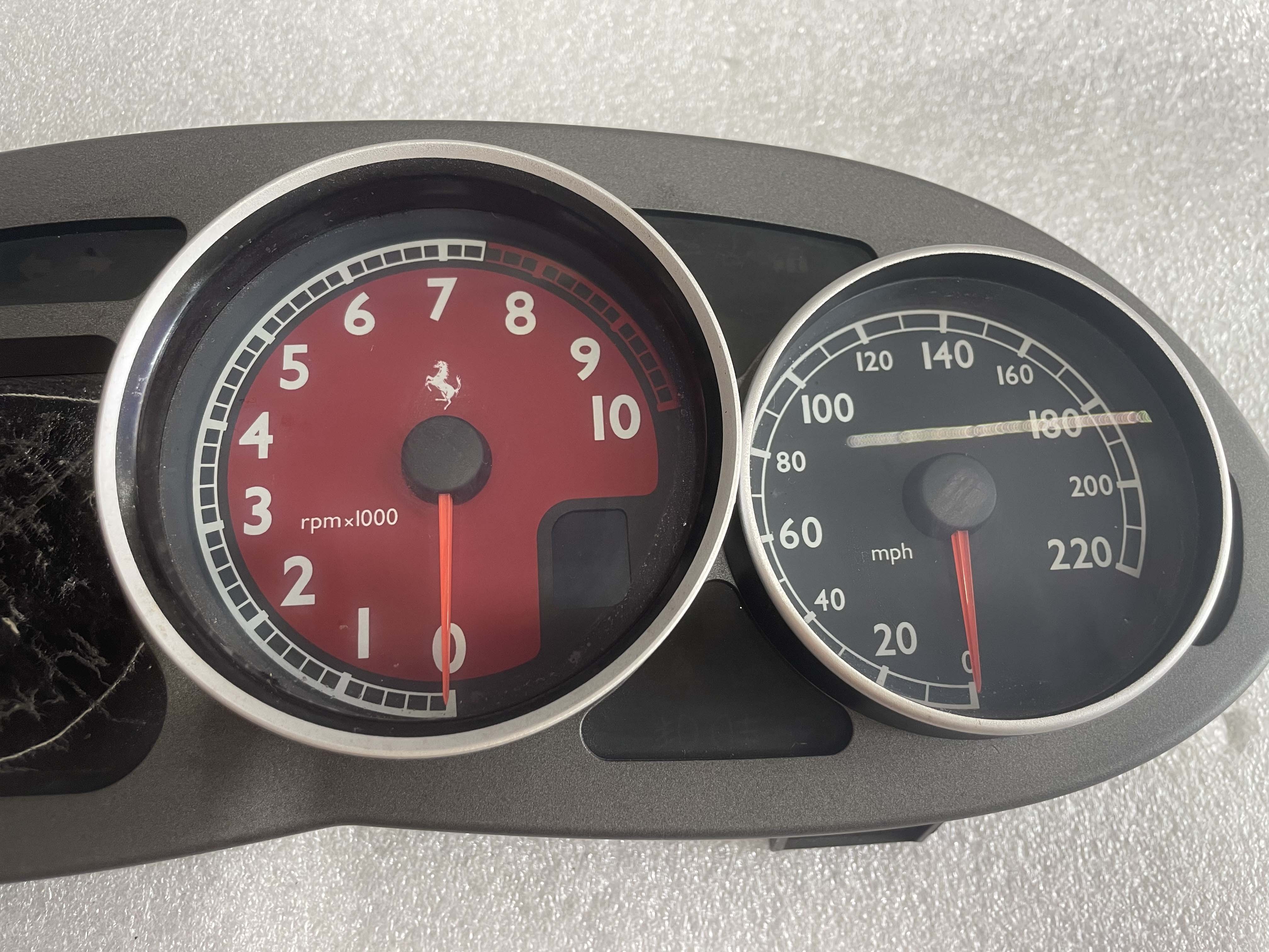 Original used Instrument Panels for Ferrari 612 SCAGLIETTI OEM 191584 car dashboard