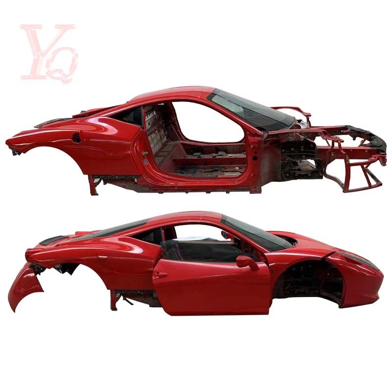 Original second hand car body shell for Ferrari F458 Vehicle skeleton