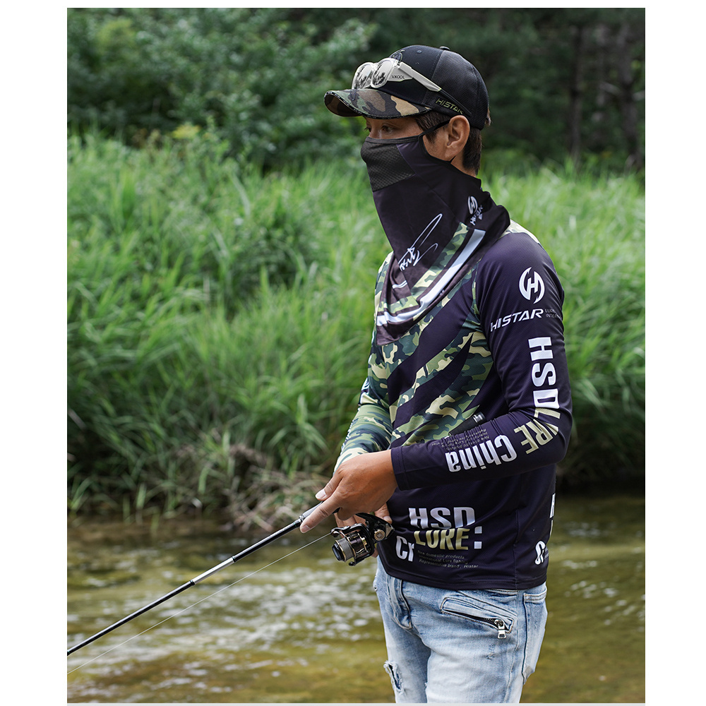 HISTAR Clothing with Zipper Quick Drying Sun Protection Shirts Fishing Suit Anti UV Camouflage Sportswear Waterproof Jacket