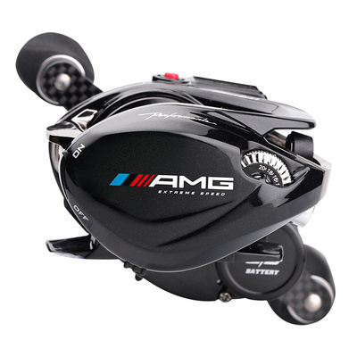 Histar WholesaleLong Casting 7.2:1 High Ratio Magnetic Braking AMG Backlight Digital LED Baitcasting Electric Fishing Reel