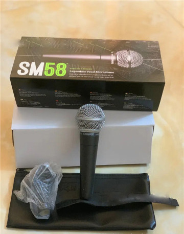 New Design Green Packaging Vocal Sm58 Dynamic Wired Ribbon Portable Professional Mic Studio Karaoke Microphone For Shure SM58