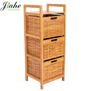 3-Drawer Bamboo Storage Tower 3-Drawer Chest