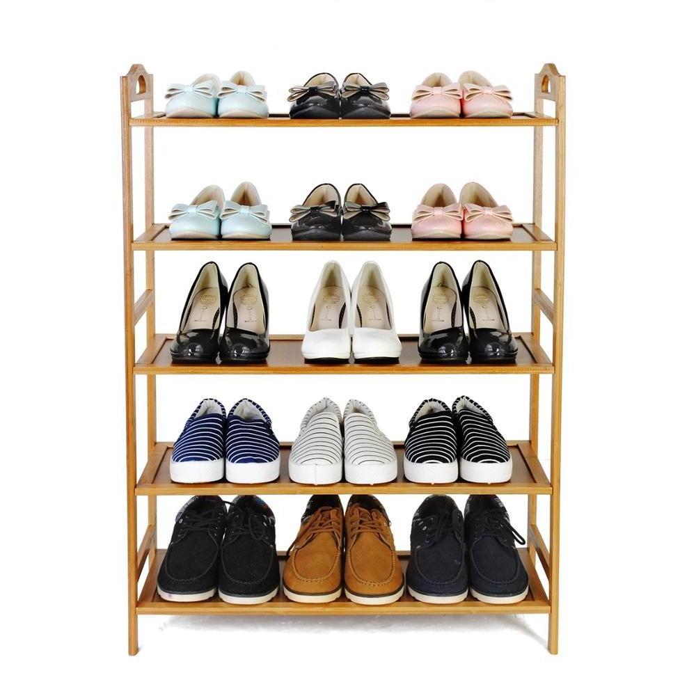 Multifunctional bamboo shoe rack bench,wooden shoe rack