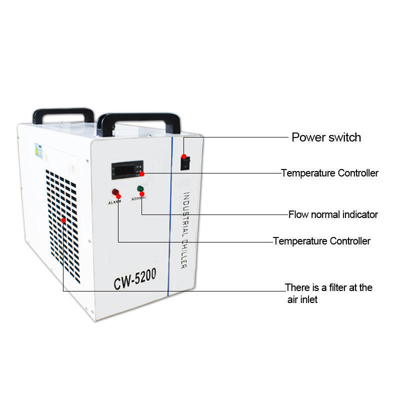 Laser marking machine accessories water chiller cooling system laser engraving parts for laser marker industrial