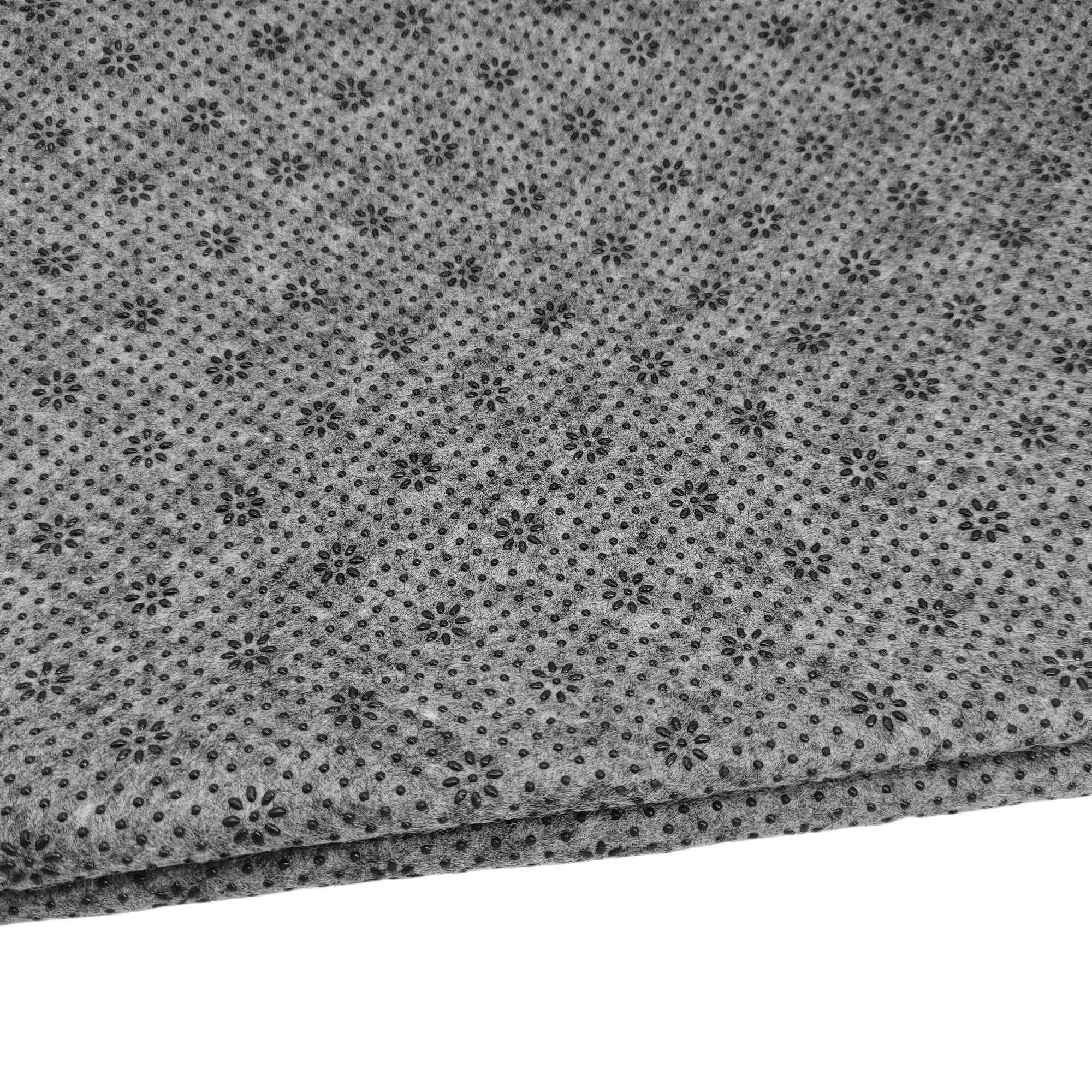 Wholesale Point Plastic Felt Backing Cloth Anti-Slip Pvc Dots Carpet Backing Felt Carpet Tufting Backing Cloth