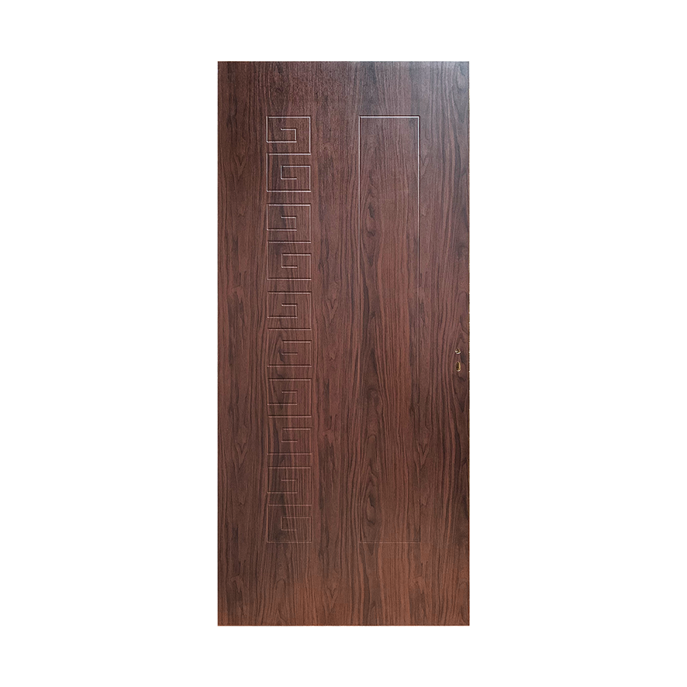 JIAHome factory Customized Wooden door design PVC veneer MDF Door interior doors with frame for house project