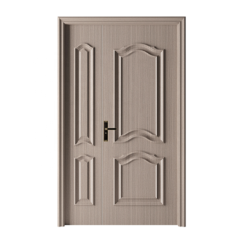 JIAHome China Factory OEM Wholesale Waterproof Interior Son&Mother WPC Doors One And Half Door For Office