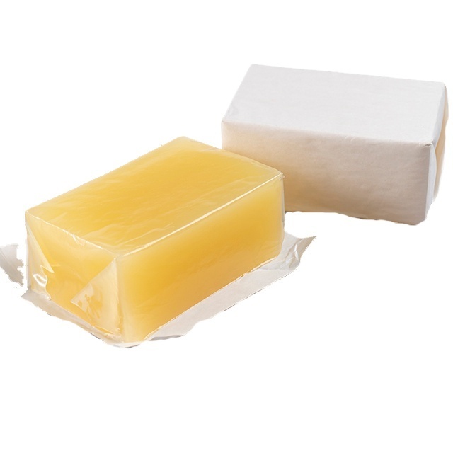 Used to seal express bags High viscosity hot melt adhesive block EVA yellow Hot melt pressure sensitive adhesive wholesale