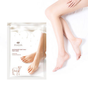 20pair/box Goat Milk Foot Mask Peeling Feet Mask Exfoliating Sock Scrub For Pedicure Anti Crack Remove Dead Skin Foot Patch Care