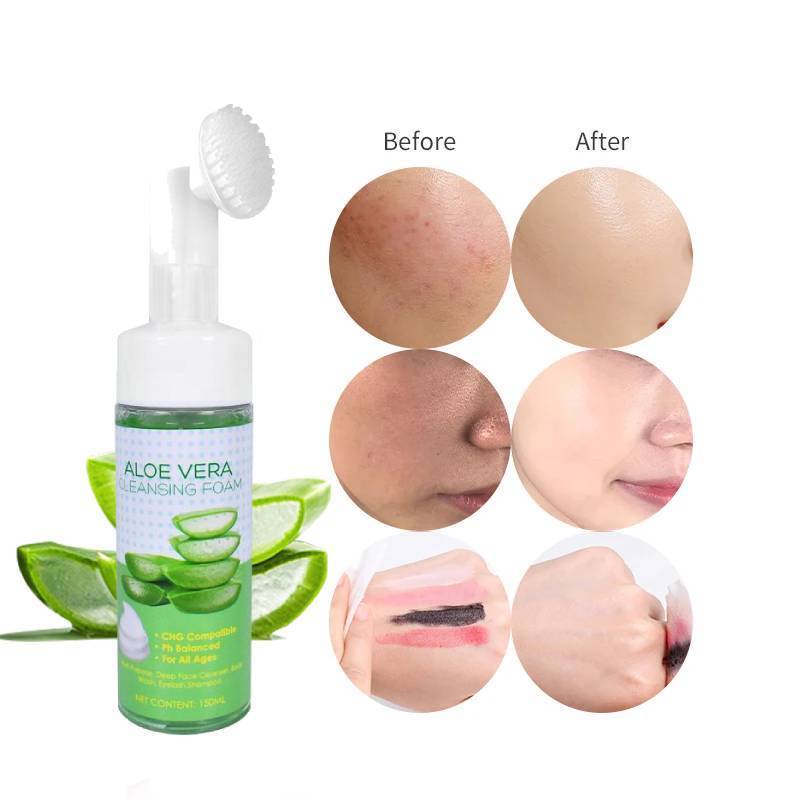 OEM ODM Gentle 6 Flavors Vitamin C Infused Facial Cleanser Mousse Foam Customizable Acne Treatment Whitening Sensitive Skin