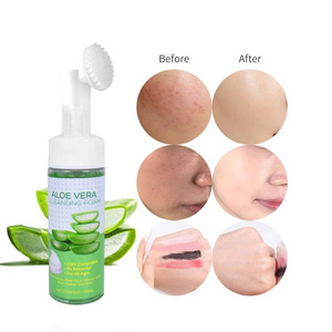 OEM ODM Gentle 6 Flavors Vitamin C Infused Facial Cleanser Mousse Foam Customizable Acne Treatment Whitening Sensitive Skin