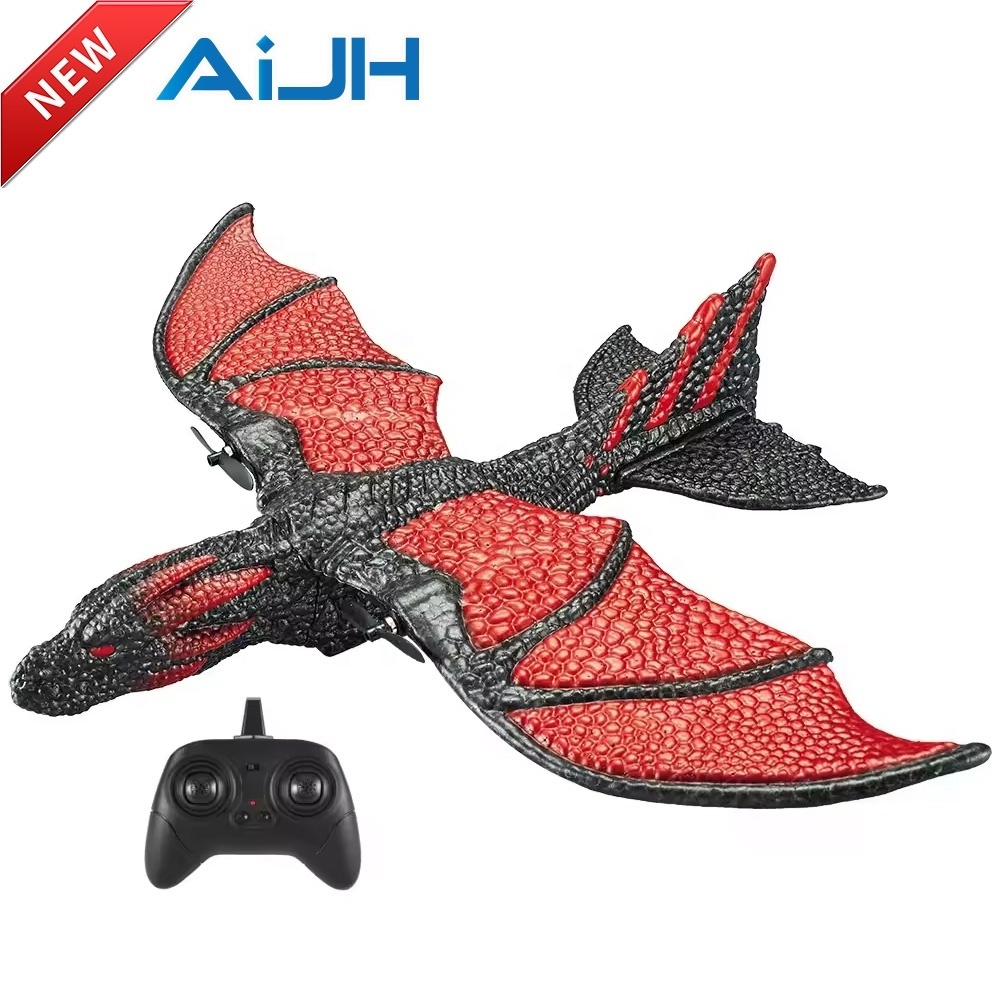 AiJH Dinosaurs RC Foam Plane Toys Airplane Glider Model RC flying Dinosaurs Remote Control Plane