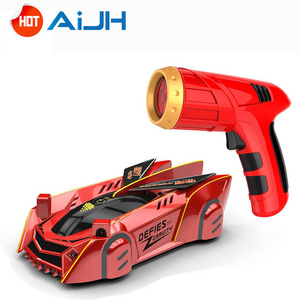 AiJH Latest Hot Sale Remote Control Car Climbing Follow Light Induction Wall Climbing Racing Driving Radio Control Toys Rc Car