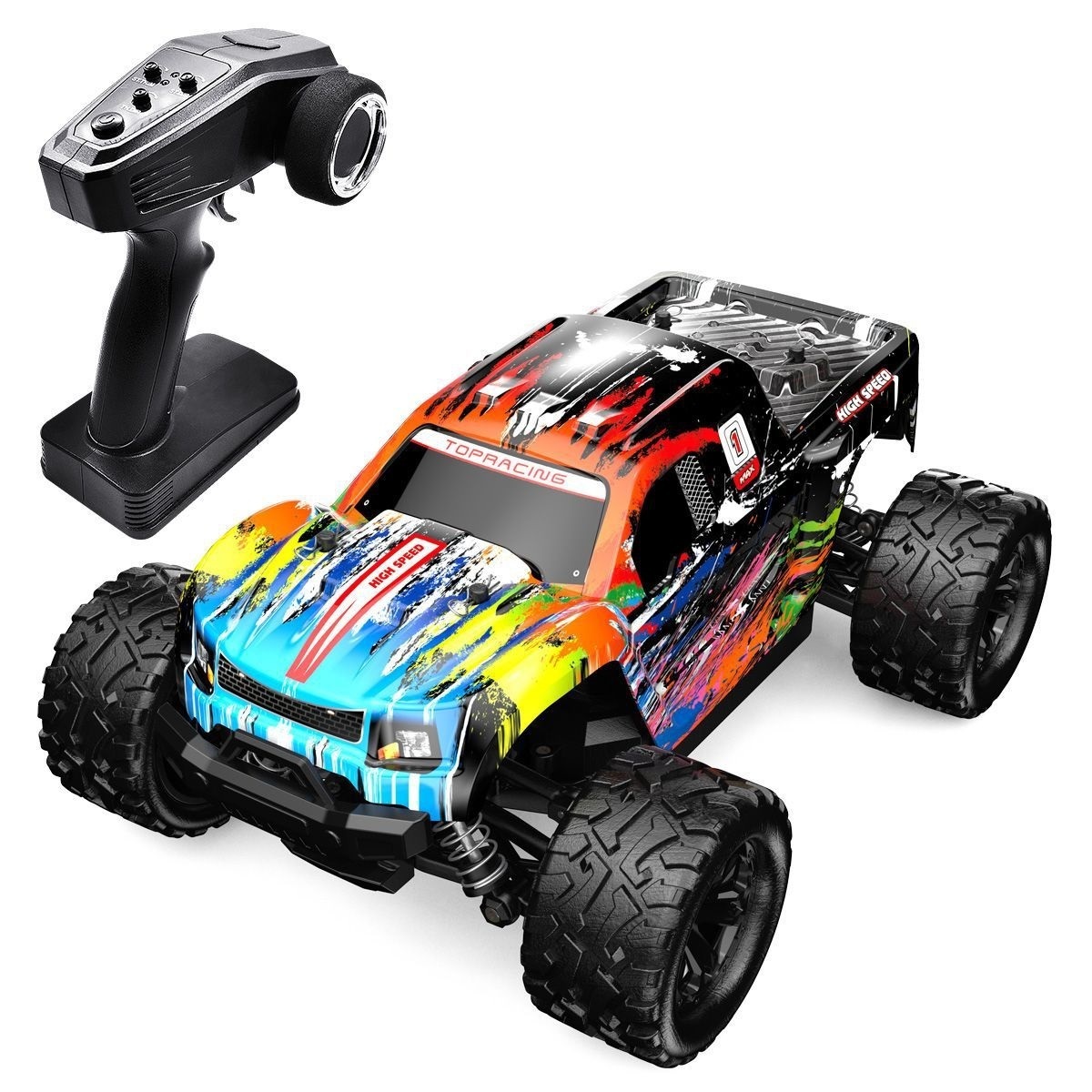 38MK/H Off Road Rc Car 1/18 High Speed Camion Juguete Remote Control Car Toy