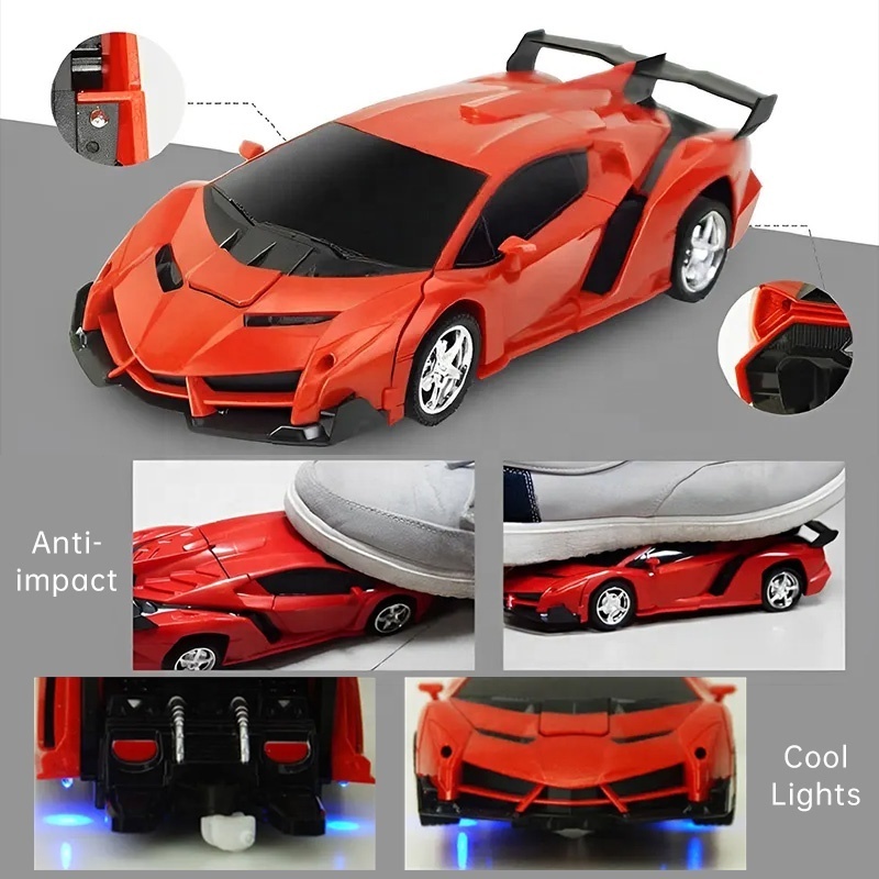 AiJH 2 in 1 360 Degree Rotation Gift Electric RC Transformation Deformation Remote Control Sports Deformation Rc Car