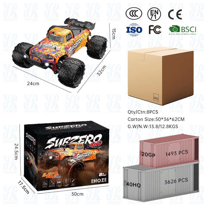 1/16 4WD RC Drift Car Carrinho De Controle Remoto Off-road Truck Climbing RC Cars Toy