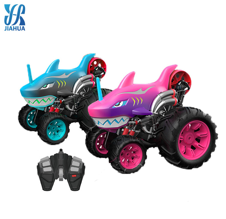 Kids racing monster truck carro de controle electric dinosaur 360 controlling car remote control stunt rc car