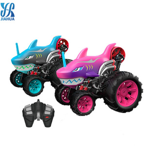 Kids racing monster truck carro de controle electric dinosaur 360 controlling car remote control stunt rc car