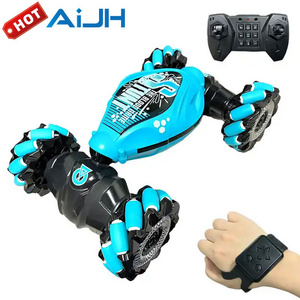 AiJH Carro De Juguete Remote Control Toy Rc Auto 3 Colors Gesture Sensing Rc Stunt Car Rotation 360 Remote Control Car