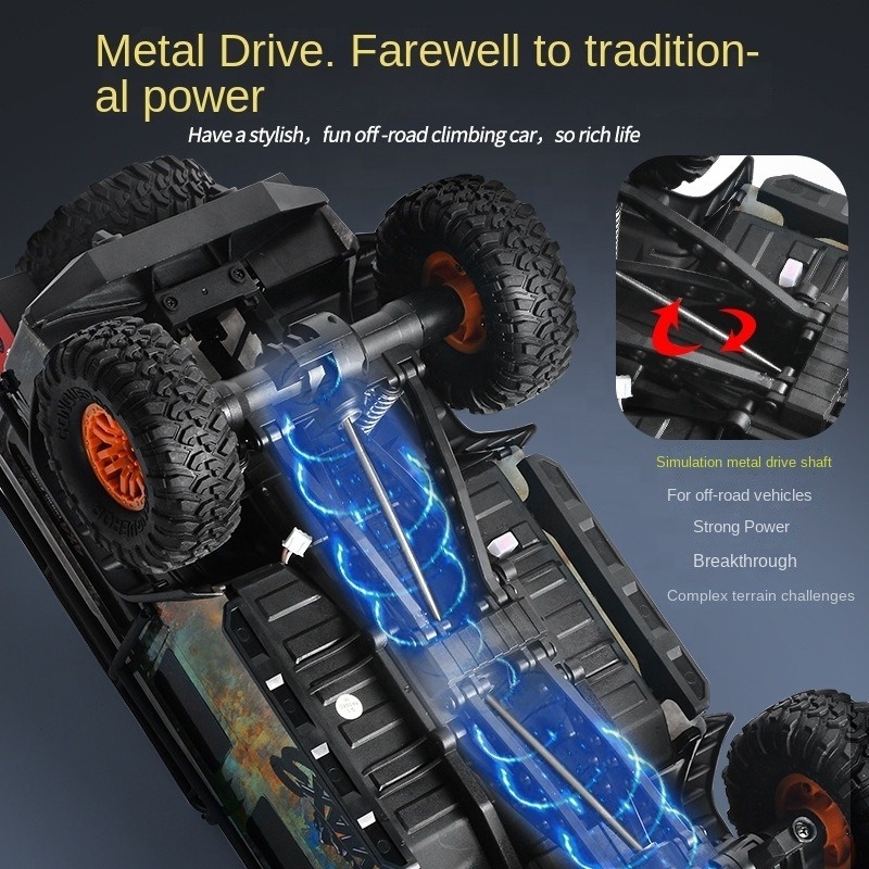 AiJH Four-wheel Remote Control Recharge Truck Rock Crawler Radio control Rc Car 4x4 Off-road Speed Climbing Rc Car