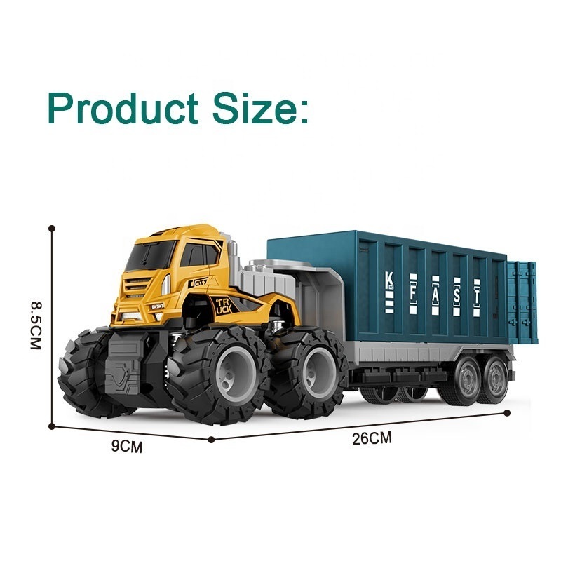 Plastic Assemble Dinosaur Die Cast Transport Truck Toys Model Monster Wild Animal Figures Toy Sets